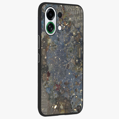 Aesthetic Astrolophia Glass Case upright view showcasing soft aesthetic theme with stylish modern look.