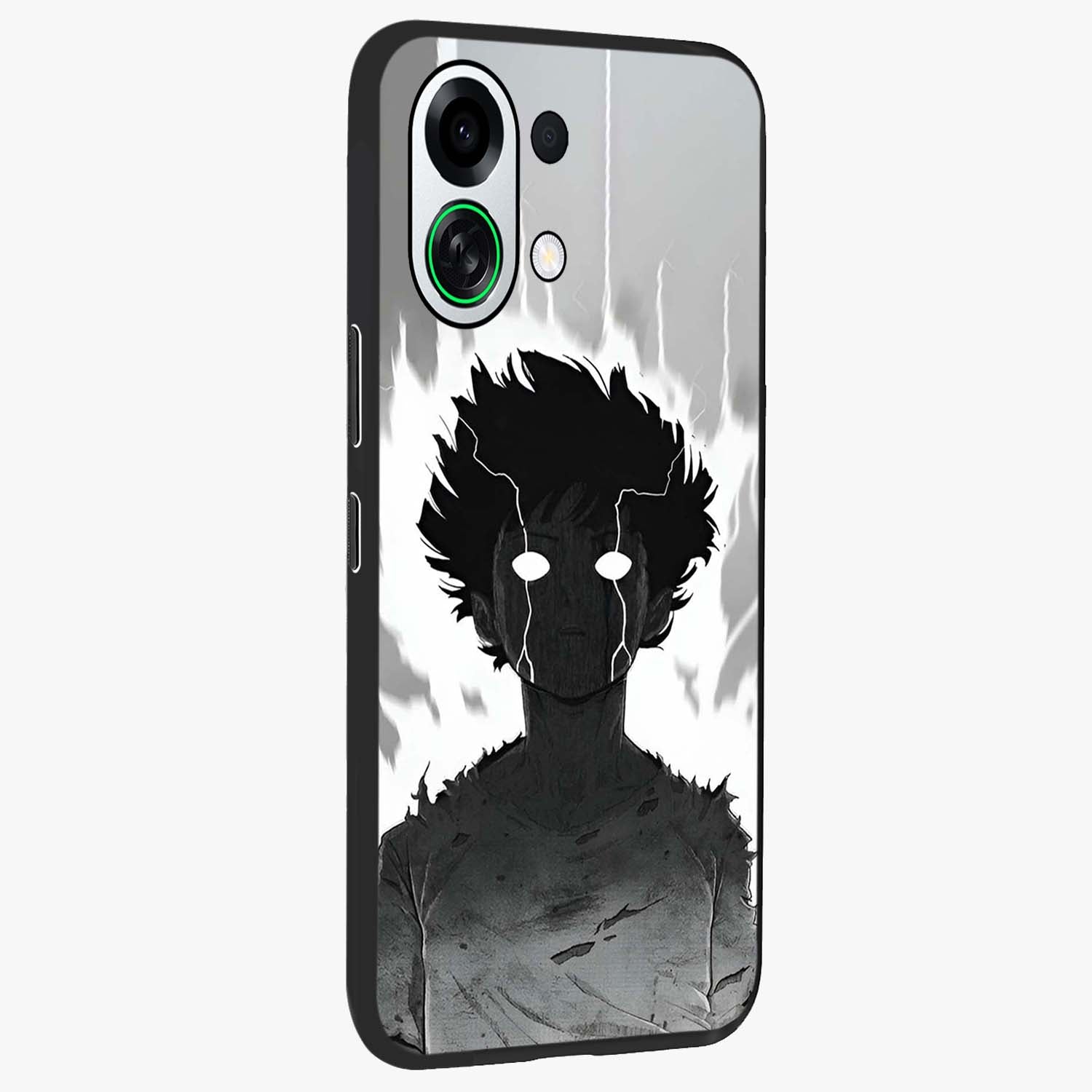 Awakened Inner Rage Glass Case upright view showcasing dramatic artwork with strong expressive aesthetic.