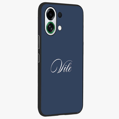 Blue Vintage Floral Pattern Glass Case displayed in angled mockup highlighting classic blue floral pattern and retro aesthetic design.