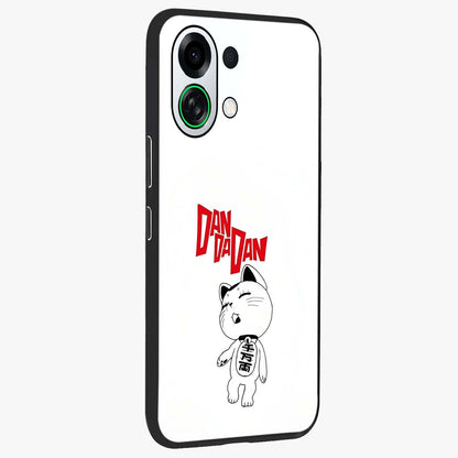 Playful Spirit Charm Glass Case upright view showcasing vibrant charm artwork with fun artistic theme.