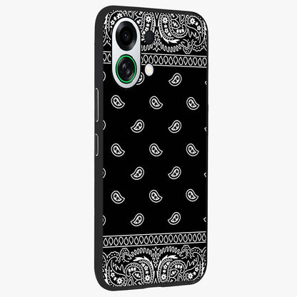 Retro Rebel Threads Glass Case upright view showcasing stylish vintage artwork with bold retro theme.