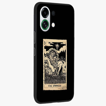 The Empress Glass Case upright view showcasing powerful empress themed artwork with luxurious artistic theme.