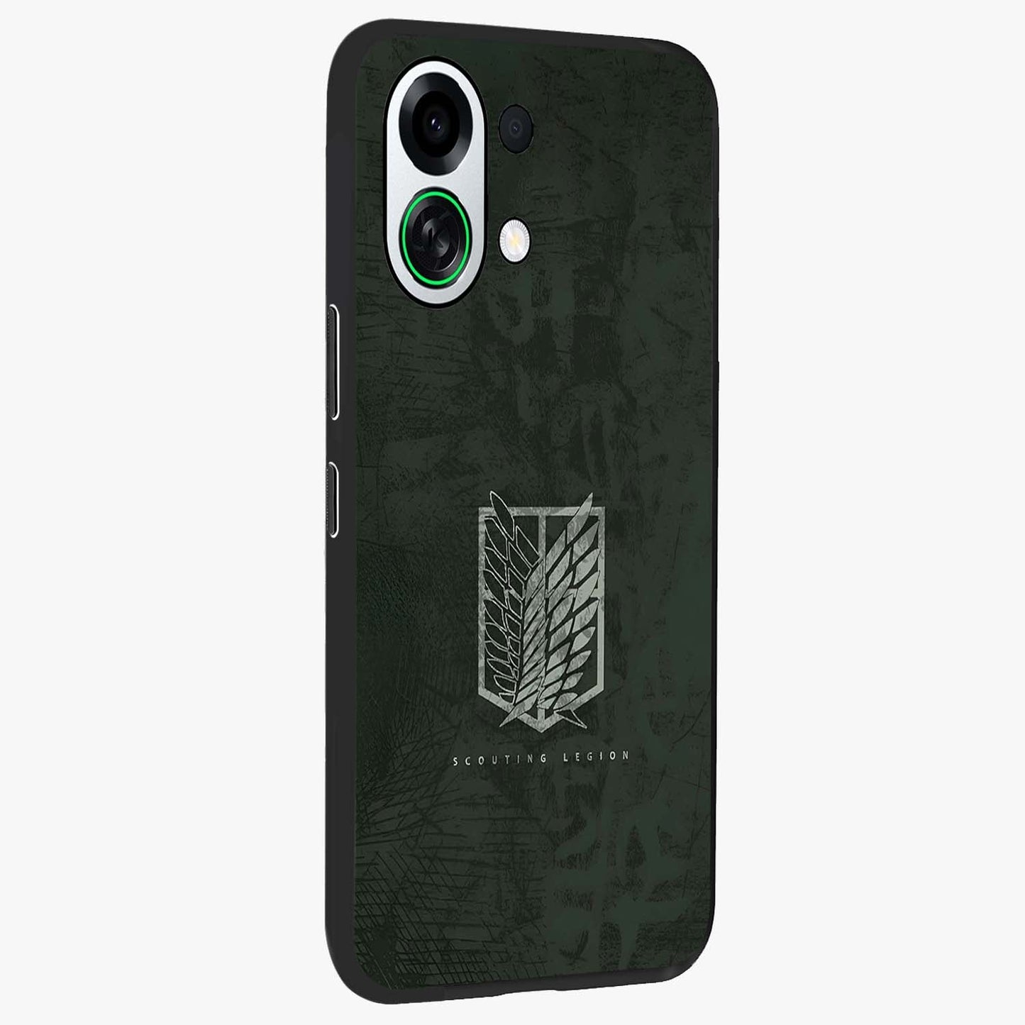 Wings Of Freedom Glass Case upright view showcasing powerful wings artwork with freedom themed design.