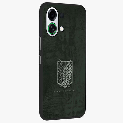 Wings Of Freedom Glass Case upright view showcasing powerful wings artwork with freedom themed design.