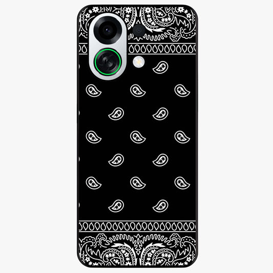 Retro Rebel Threads Glass Case showing flat back view with vintage street style artwork and glossy glass finish.