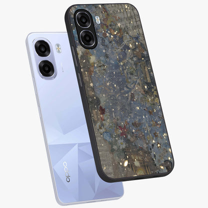Aesthetic Astrolophia Glass Case displayed in angled mockup highlighting artistic aesthetic elements and smooth glass surface.