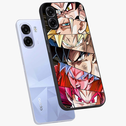 Anime Character Glass Case displayed in angled mockup highlighting colorful anime character illustration.