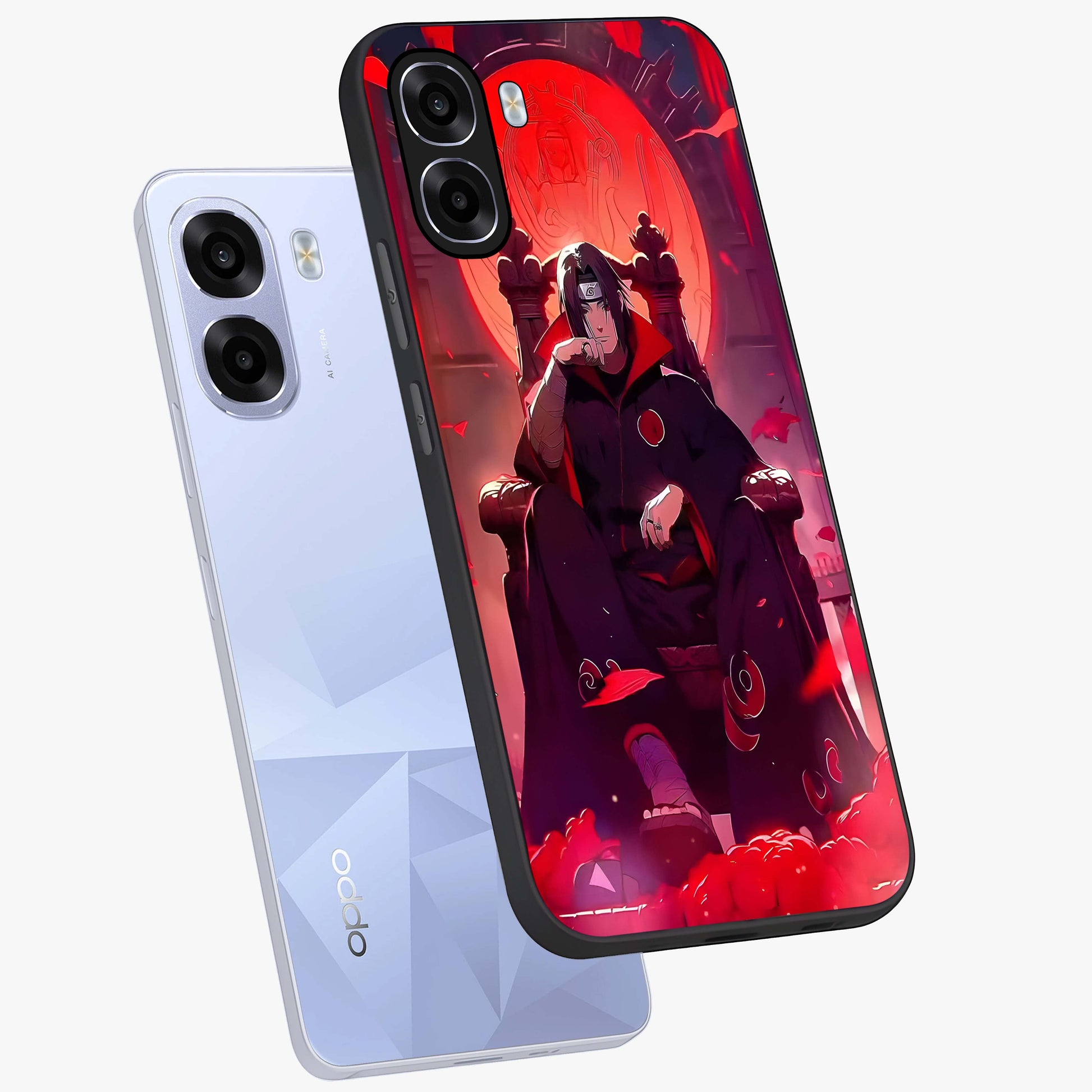 Blood Moon Sovereign Glass Case displayed in angled mockup highlighting dark celestial moon design and dramatic theme.