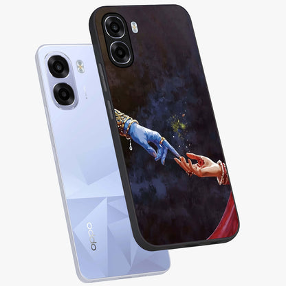 Divine Touch Eternal Glass Case displayed in angled mockup highlighting elegant divine inspired design with calm aesthetic style.