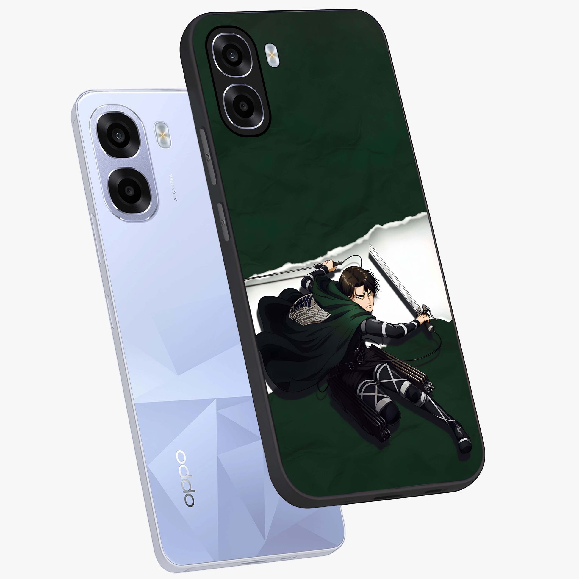 Emerald War Vanguard Glass Case displayed in angled mockup highlighting intense battle inspired design with emerald tone aesthetic.