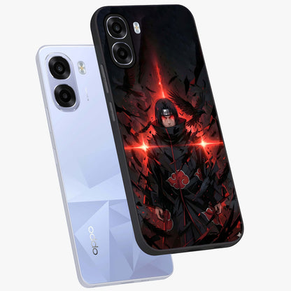 Focused Blade Discipline Glass Case displayed in angled mockup highlighting clean minimal text artwork with modern aesthetic style.