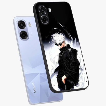Limitless Shadow King Glass Case displayed in angled mockup highlighting dramatic dark hero design with intense aesthetic.