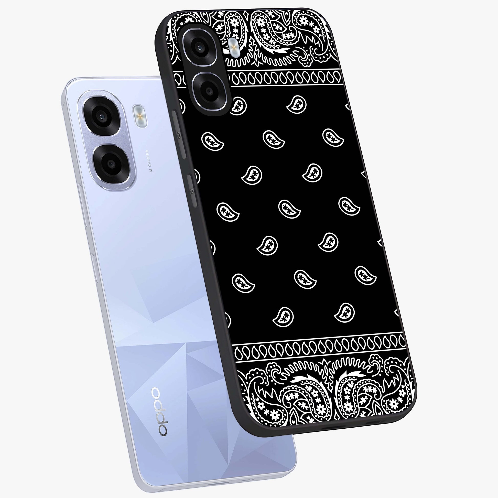 Retro Rebel Threads Glass Case displayed in angled mockup highlighting retro inspired graphic design with rebellious aesthetic.
