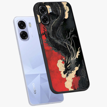 Shadow Dragon Fury Glass Case displayed in angled mockup highlighting powerful dragon illustration with dark fantasy aesthetic.