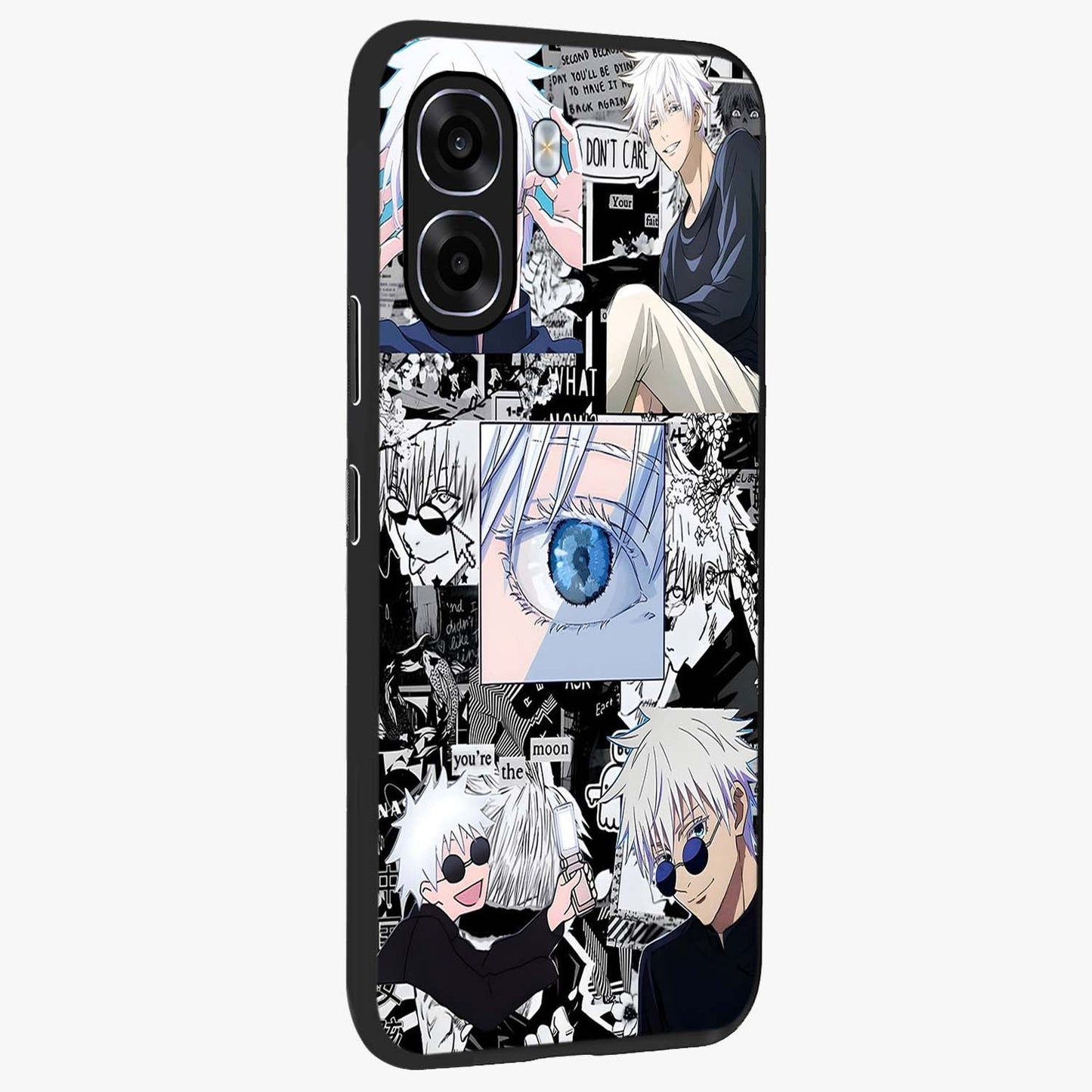 Infinity Sorcerer Chaos Glass Case upright view showcasing dramatic sorcerer artwork with chaotic mystical theme.