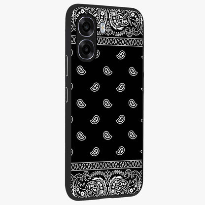 Retro Rebel Threads Glass Case upright view showcasing stylish vintage artwork with bold retro theme.