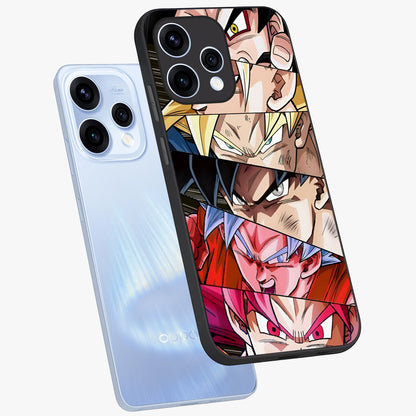 Anime Character Glass Case displayed in angled mockup highlighting colorful anime character illustration.