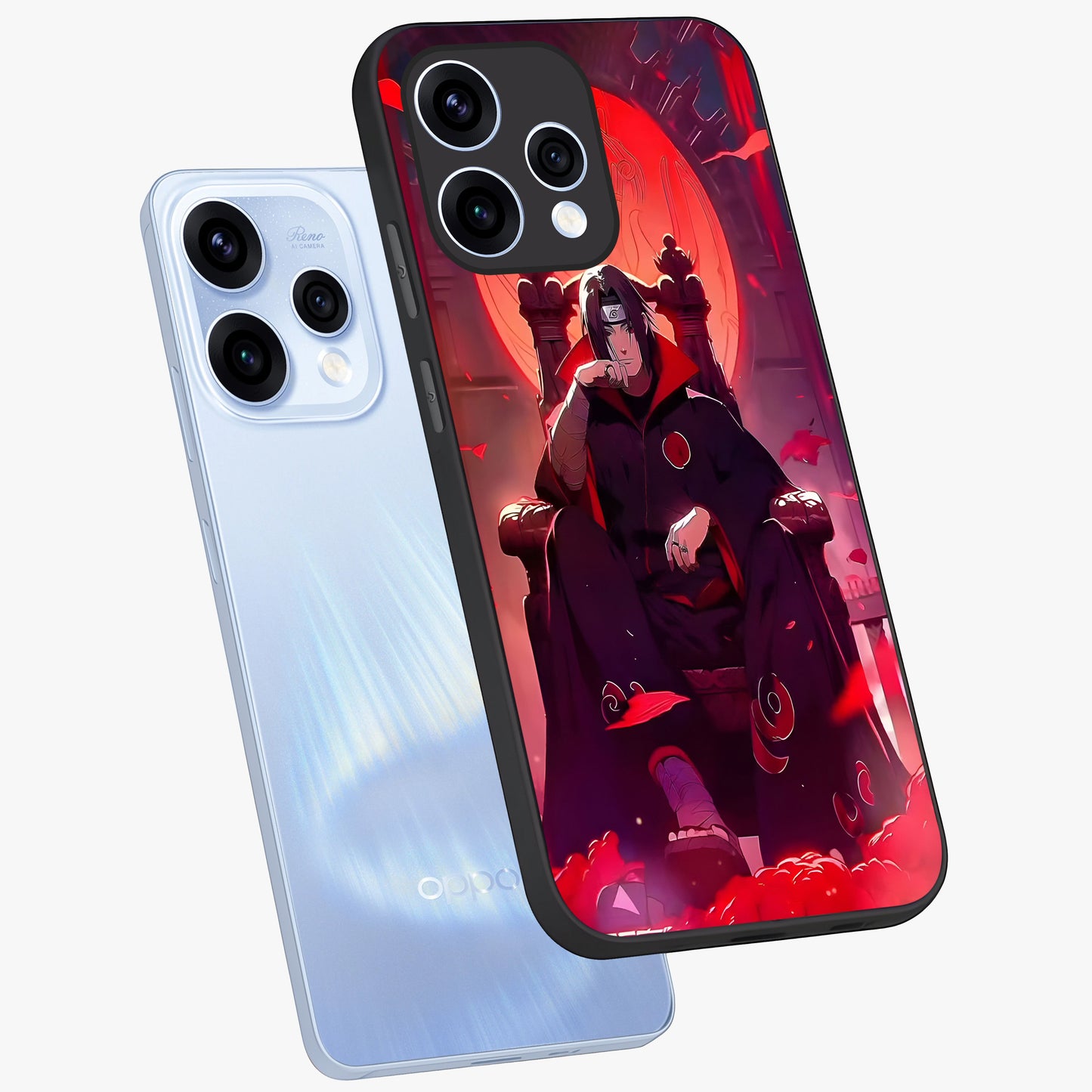 Blood Moon Sovereign Glass Case displayed in angled mockup highlighting dark celestial moon design and dramatic theme.