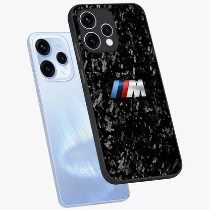 Carbon Speed Mark Glass Case displayed in angled mockup highlighting racing inspired carbon design and sleek aesthetic style.