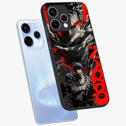 Demon Sword Resolve Glass Case displayed in angled mockup highlighting powerful demon sword illustration with dark fantasy aesthetic.