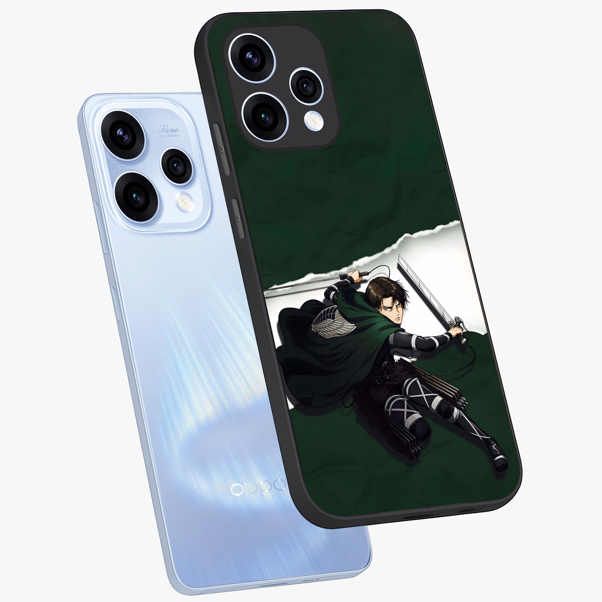 Emerald War Vanguard Glass Case displayed in angled mockup highlighting intense battle inspired design with emerald tone aesthetic.