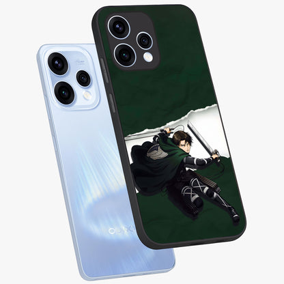 Emerald War Vanguard Glass Case displayed in angled mockup highlighting intense battle inspired design with emerald tone aesthetic.