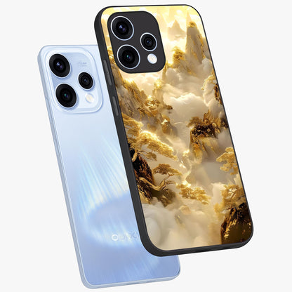 Gates Of Illumination Glass Case displayed in angled mockup highlighting radiant portal inspired design with fantasy aesthetic.