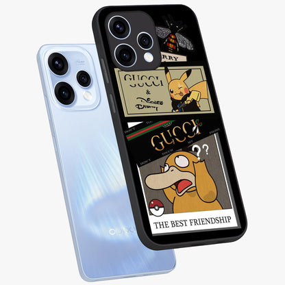 Gucci Play Mashup Glass Case displayed in angled mockup highlighting stylish fashion mashup design with bold aesthetic.