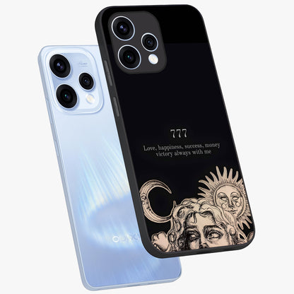 Mystic Victory Aura Glass Case displayed in angled mockup highlighting energetic aura design with bold mystical aesthetic.