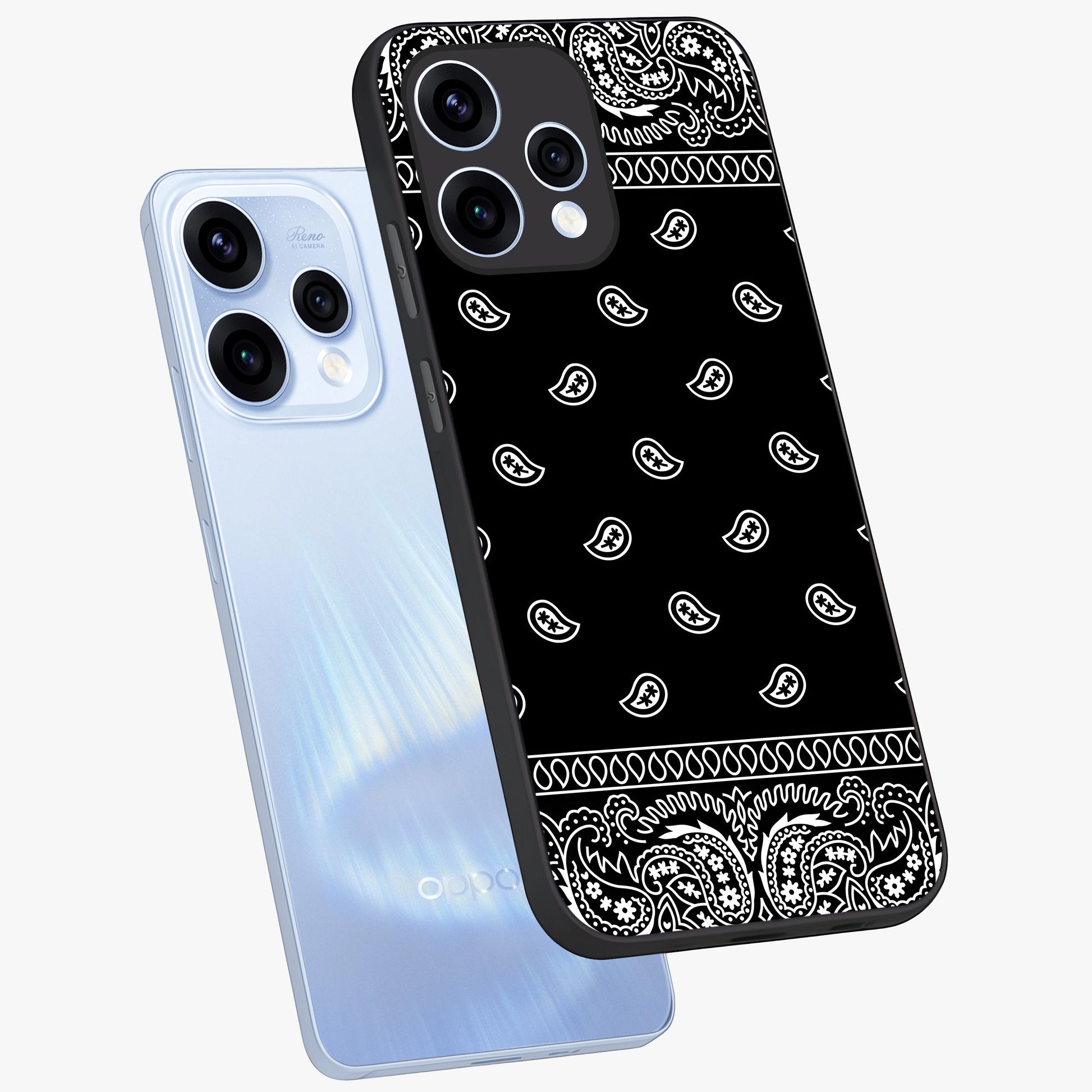 Retro Rebel Threads Glass Case displayed in angled mockup highlighting retro inspired graphic design with rebellious aesthetic.