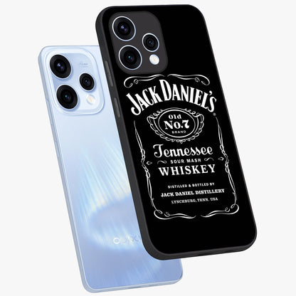 Vintage Whiskey Heritage Glass Case displayed in angled mockup highlighting retro beverage themed design with heritage aesthetic.