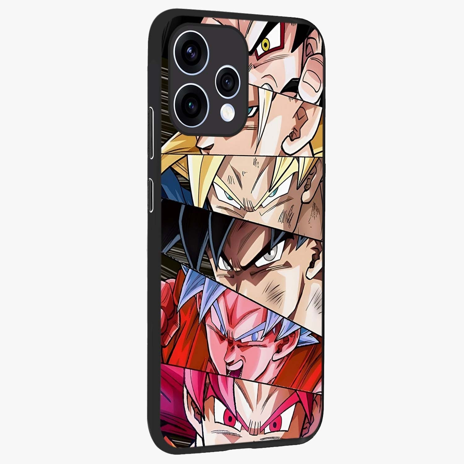 Anime Character Glass Case upright view showcasing expressive anime artwork with bold graphic style.