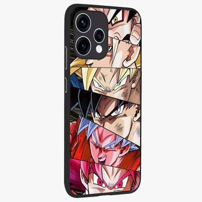 Anime Character Glass Case upright view showcasing expressive anime artwork with bold graphic style.