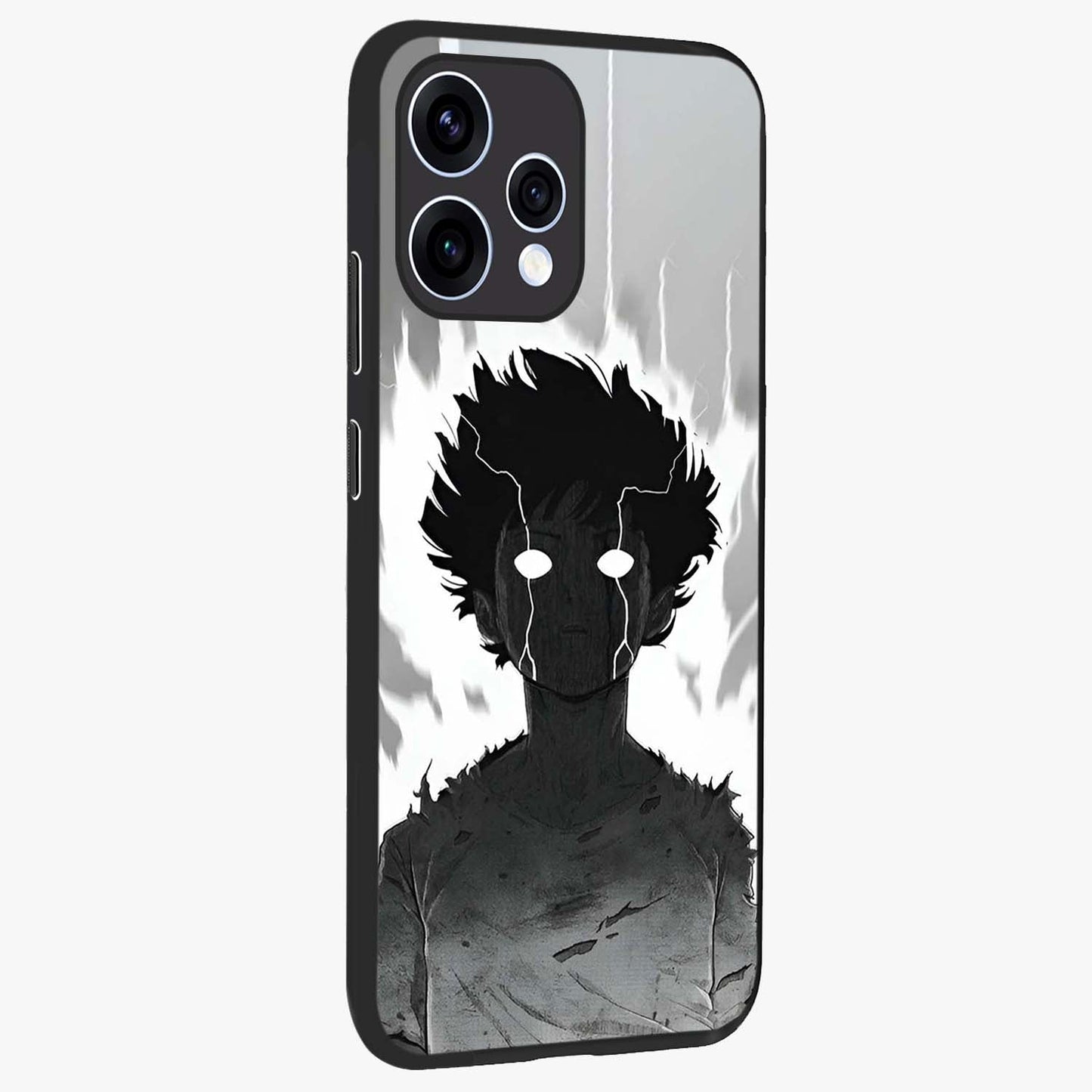 Awakened Inner Rage Glass Case upright view showcasing dramatic artwork with strong expressive aesthetic.