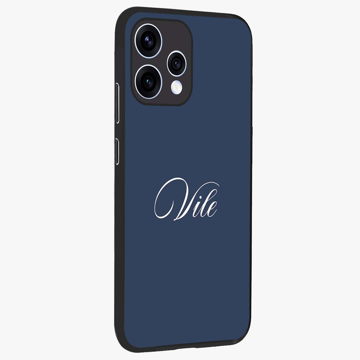 Blue Vintage Floral Pattern Glass Case displayed in angled mockup highlighting classic blue floral pattern and retro aesthetic design.