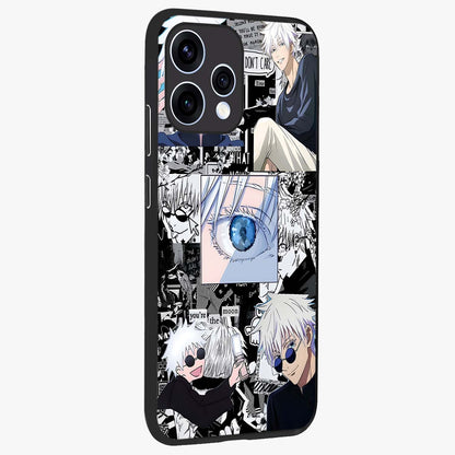 Infinity Sorcerer Chaos Glass Case upright view showcasing dramatic sorcerer artwork with chaotic mystical theme.