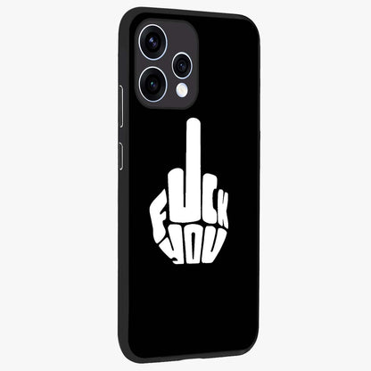 Rebel Mode On Glass Case upright view showcasing striking statement artwork with bold rebellious theme.