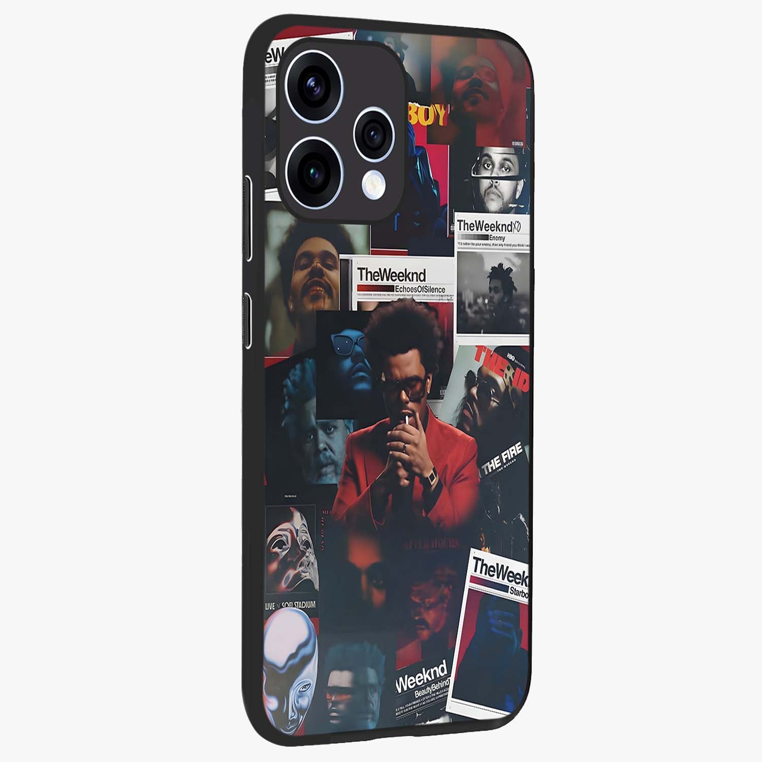 The Weeknd Glass Case upright view showcasing bold music themed artwork with contemporary artistic style.