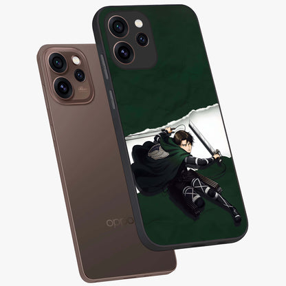 Emerald War Vanguard Glass Case displayed in angled mockup highlighting intense battle inspired design with emerald tone aesthetic.
