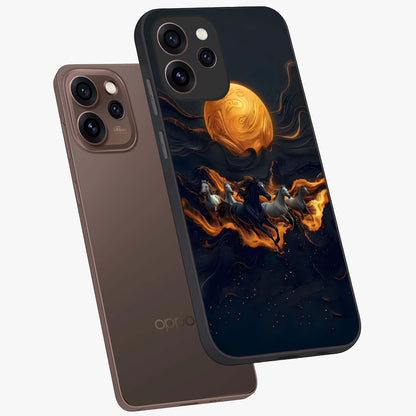 Golden Royal Heritage Glass Case displayed in angled mockup highlighting luxurious heritage design with golden aesthetic style.