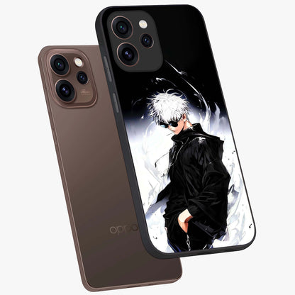 Limitless Shadow King Glass Case displayed in angled mockup highlighting dramatic dark hero design with intense aesthetic.
