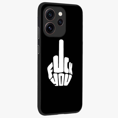 Rebel Mode On Glass Case upright view showcasing striking statement artwork with bold rebellious theme.