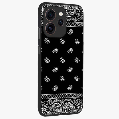 Retro Rebel Threads Glass Case upright view showcasing stylish vintage artwork with bold retro theme.