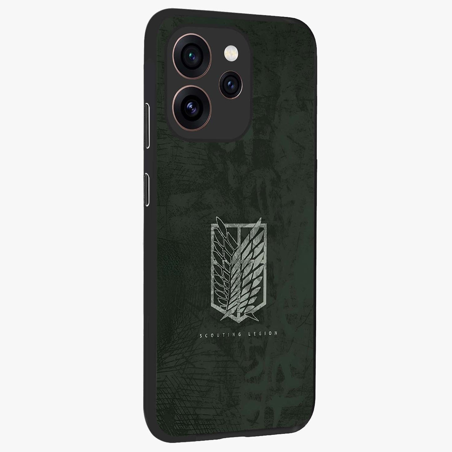 Wings Of Freedom Glass Case upright view showcasing powerful wings artwork with freedom themed design.