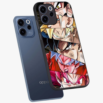 Anime Character Glass Case displayed in angled mockup highlighting colorful anime character illustration.