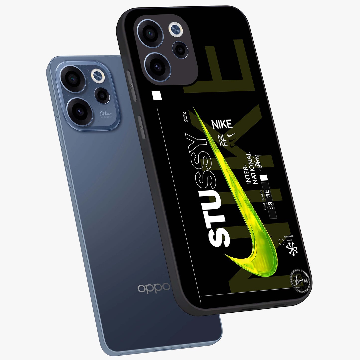 Neon Street Edition Glass Case displayed in angled mockup highlighting vibrant urban design with bold street aesthetic.