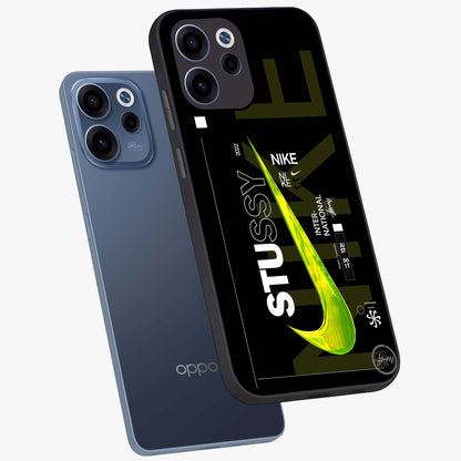 Neon Street Edition Glass Case displayed in angled mockup highlighting vibrant urban design with bold street aesthetic.