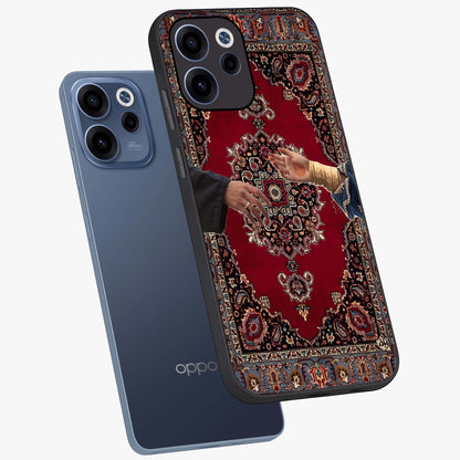 Royal Touch Reach Glass Case displayed in angled mockup highlighting sophisticated design with refined luxury aesthetic.