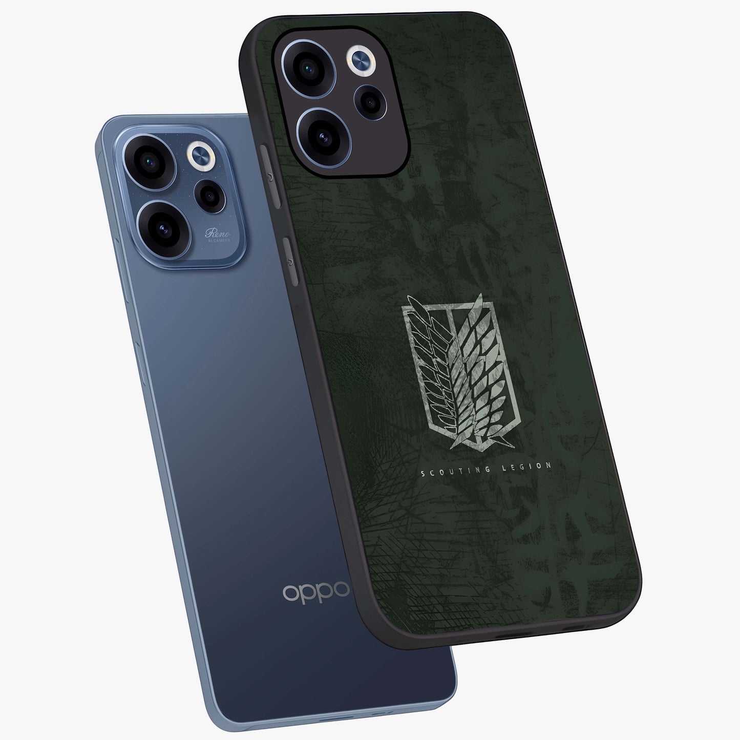 Wings Of Freedom Glass Case displayed in angled mockup highlighting graceful wing design with inspirational aesthetic.