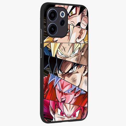 Anime Character Glass Case upright view showcasing expressive anime artwork with bold graphic style.